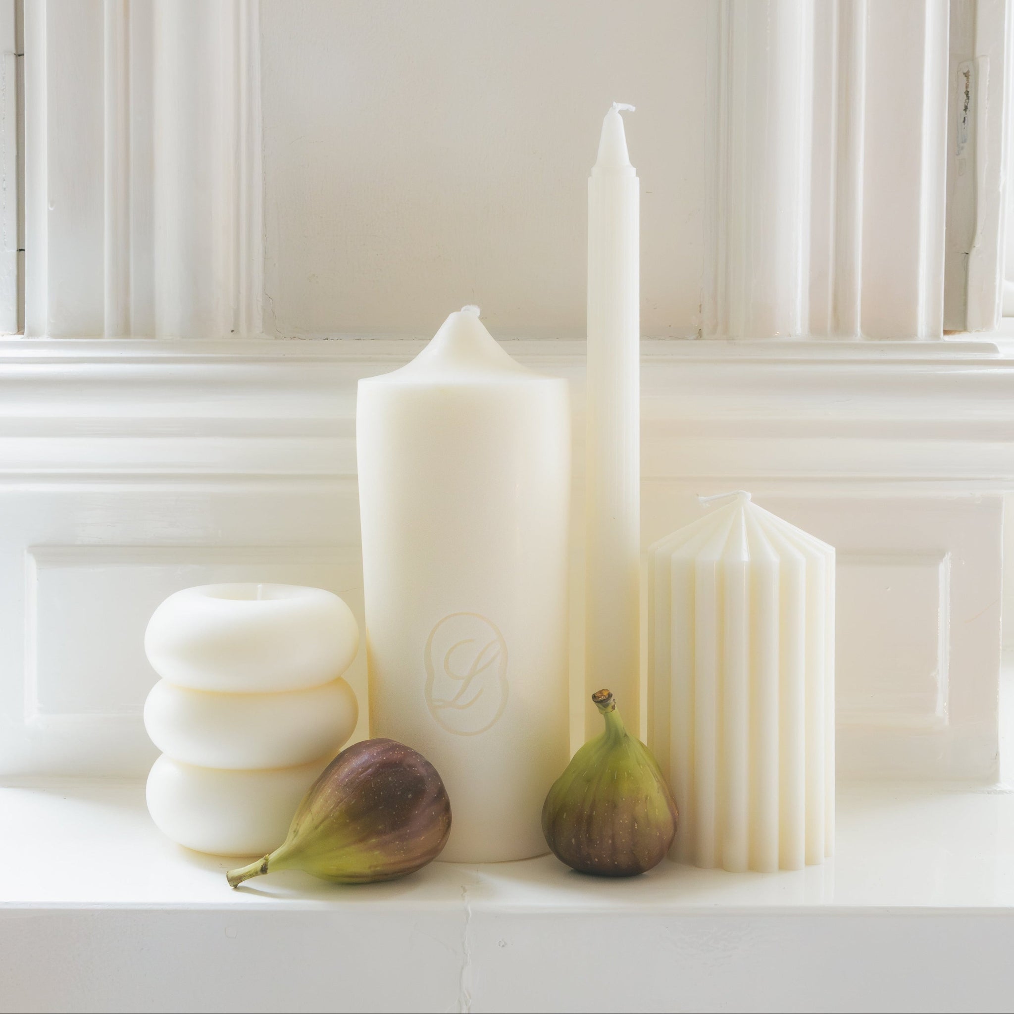 LLIOR Edition No 01 Summer sculptural pillar candles taper candle natural wax